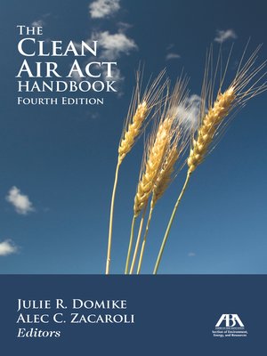 cover image of The Clean Air Act Handbook